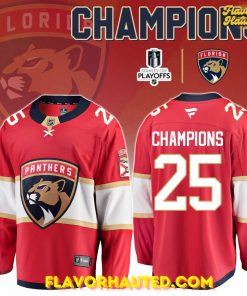 Florida Panthers Champion NHL 2025 Stanley Cup Special Hockey Jersey