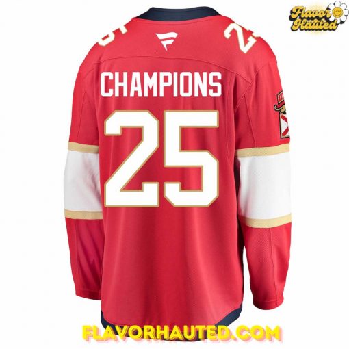 Florida Panthers Champion NHL 2025 Stanley Cup Special Hockey Jersey