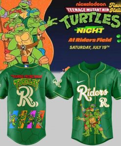 Frisco RoughRiders Teenage Mutant Ninja Turtles Night Baseball Jersey