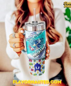 Gotta Go Fast Sonic The Hedgehog Limited Edition Stanley Tumbler 40oz