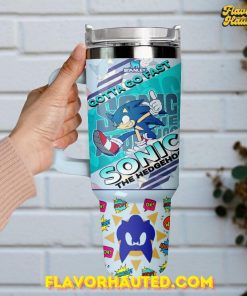 Gotta Go Fast Sonic The Hedgehog Limited Edition Stanley Tumbler 40oz 3