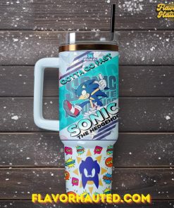 Gotta Go Fast Sonic The Hedgehog Limited Edition Stanley Tumbler 40oz 4