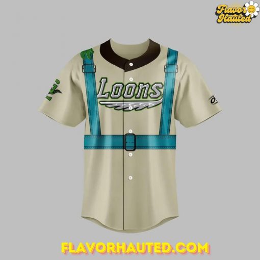 Great Lakes Loons Game Worn Star Wars Special Baseball Jersey