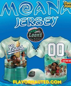 Great Lakes Loons Moana Night Special Baseball Jersey