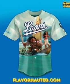 Great Lakes Loons Moana Night Special Baseball Jersey