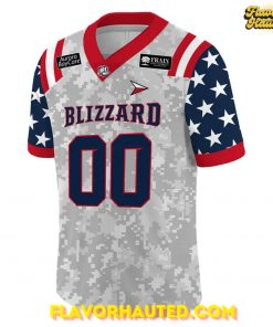 Green Bay Blizzard x Military Appreciation Night 2025 Football Jersey