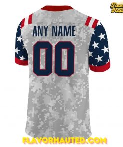 Green Bay Blizzard x Military Appreciation Night 2025 Football Jersey 3
