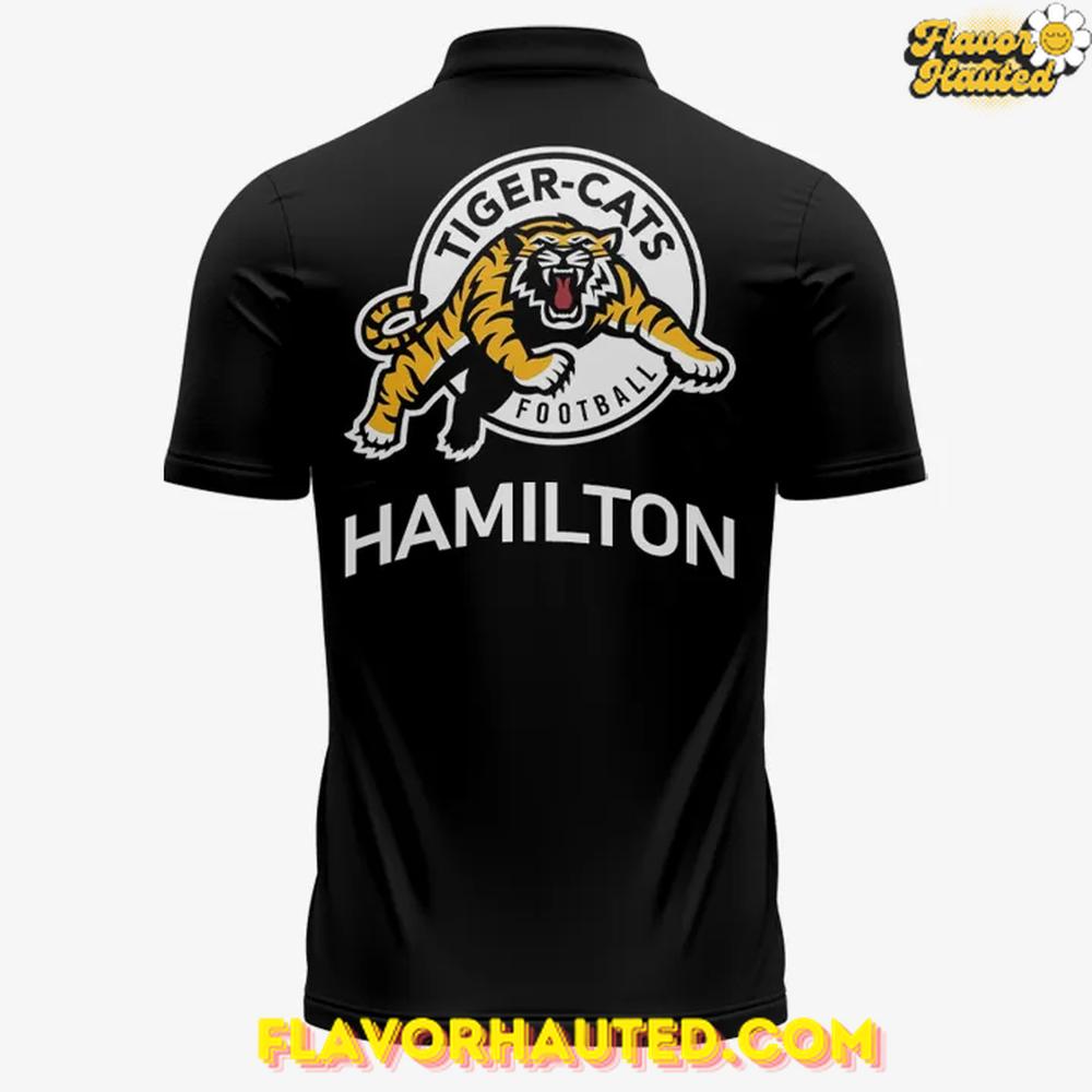 Hamilton Tiger-Cats x Team Ted Special 2025 Polo Shirt Hamilton Tiger-Cats x Team Ted Special 2025 Polo Shirt