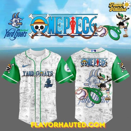 Hartford Yard Goats One Piece Night Game Special Baseball Jersey