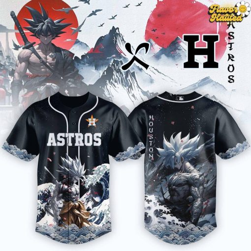 Houston Astros Goku Ultra Instinct Mode Special Baseball Jersey
