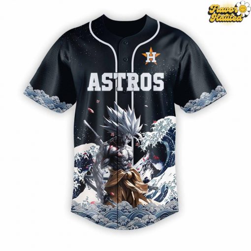 Houston Astros Goku Ultra Instinct Mode Special Baseball Jersey