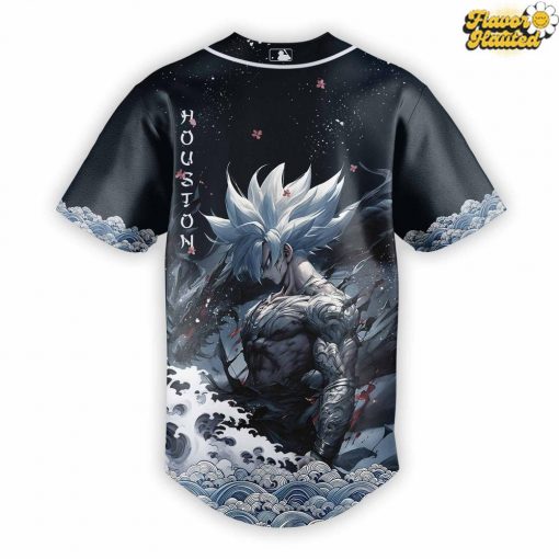 Houston Astros Goku Ultra Instinct Mode Special Baseball Jersey