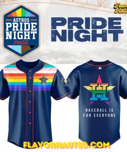 Houston Astros MLB Pride Night 2025 Special Baseball Jersey