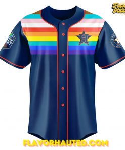 Houston Astros MLB Pride Night 2025 Special Baseball Jersey