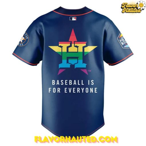 Houston Astros MLB Pride Night 2025 Special Baseball Jersey