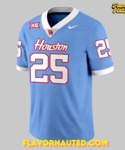 Houston Cougars Uniform Set for 2025 Blue Football Jersey