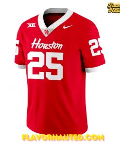 Houston Cougars Uniform Set for 2025 Red Football Jersey