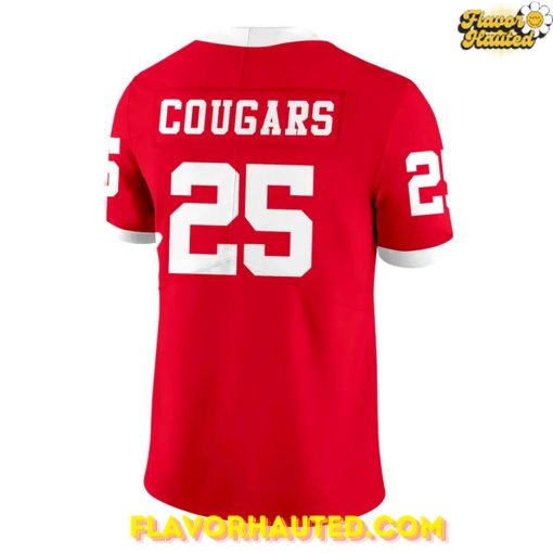 Houston Cougars Uniform Set for 2025 Red Football Jersey