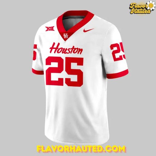 Houston Cougars Uniform Set for 2025 White Football Jersey