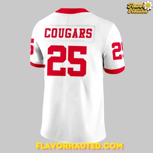 Houston Cougars Uniform Set for 2025 White Football Jersey
