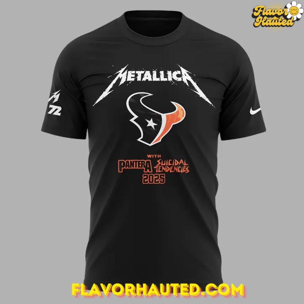 Houston Texans x Metallica M72 World Tour T-Shirt Houston Texans x Metallica M72 World Tour T-Shirt