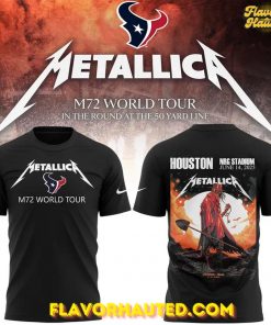 Houston Texans x Metallica Tour 2025 Limited Edition T-Shirt