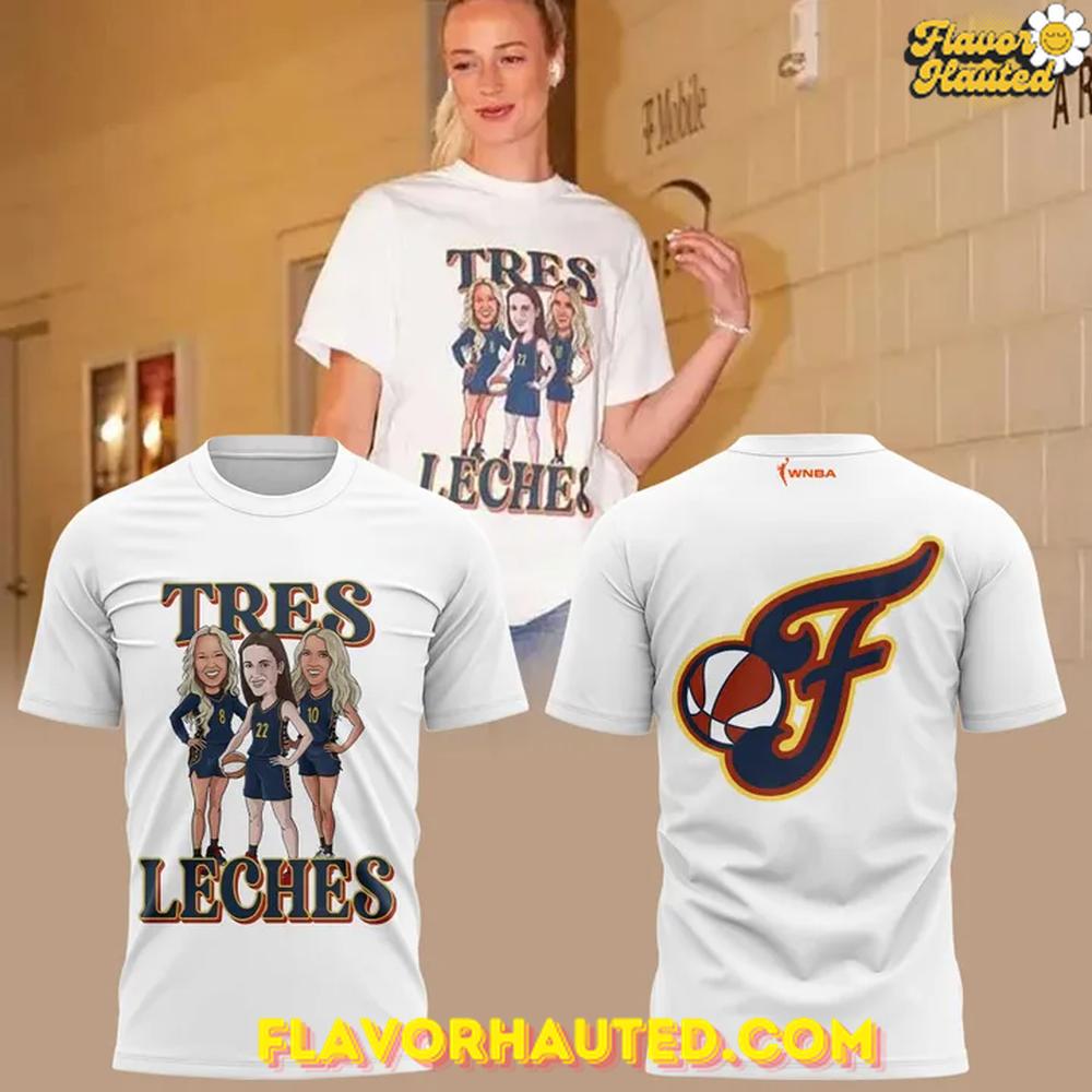 Indiana Fever Tres Leches Limited Edition T-Shirt Indiana Fever Tres Leches Limited Edition T-Shirt