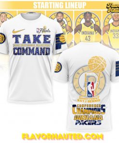 Indiana Pacers 2025 NBA Finals Conference Champions “Take Command” T-Shirt