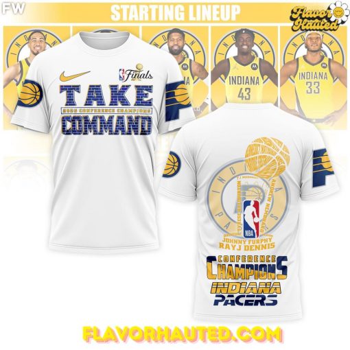 Indiana Pacers 2025 NBA Finals Conference Champions “Take Command” T-Shirt