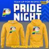 Indiana Pacers 2025 Pride Month Special Edition Yellow Hoodie
