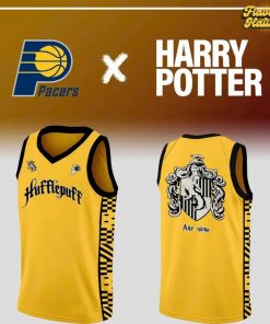 Indiana Pacers x Harry Potter Hufflepuff House Basketball Jersey