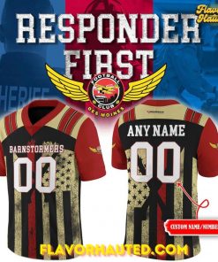 Iowa Barnstormers 2025 First Responders Night Special Football Jersey