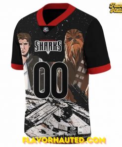Jacksonville Sharks x Star Wars Night 2025 Limited Edition Football Jersey