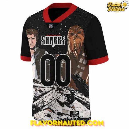 Jacksonville Sharks x Star Wars Night 2025 Limited Edition Football Jersey