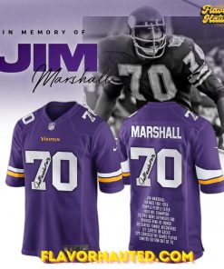 Jim Marshall Commemorative 1937–2025 Limited Edition Football Jersey