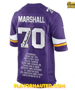 Jim Marshall Commemorative 1937 2025 Limited Edition Football Jersey 3