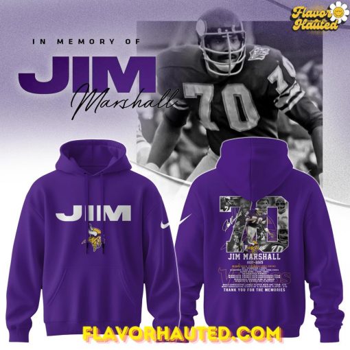 Jim Marshall Commemorative 1937–2025 Limited Edition Hoodie