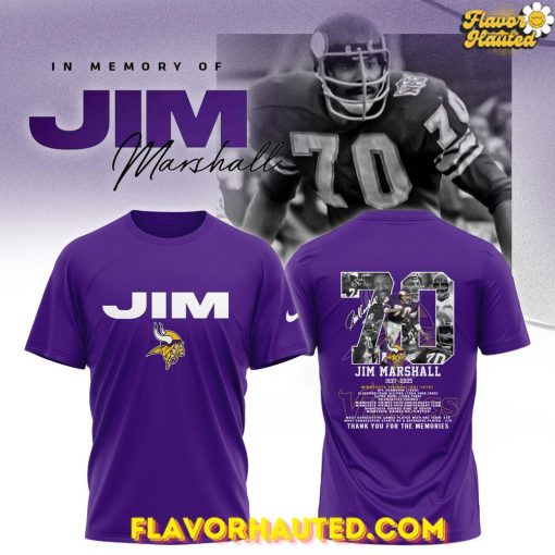 Jim Marshall Commemorative 1937–2025 Limited Edition T-Shirt