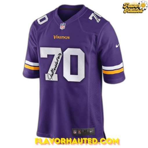 Jim Marshall Minnesota Vikings Memorial 1937–2025 Special Edition Football Jersey