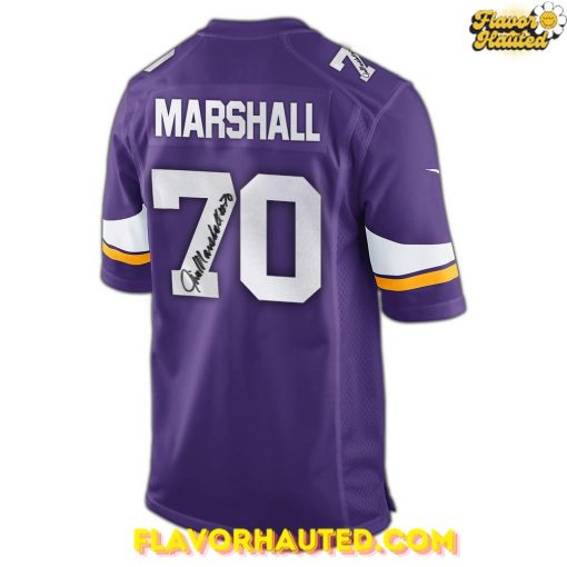 Jim Marshall Minnesota Vikings Memorial 1937–2025 Special Edition Football Jersey