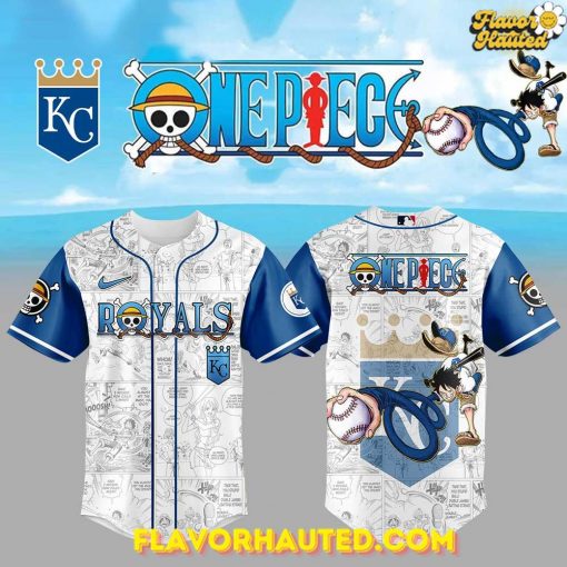 Kansas City Royals One Piece Night Game Special Baseball Jersey