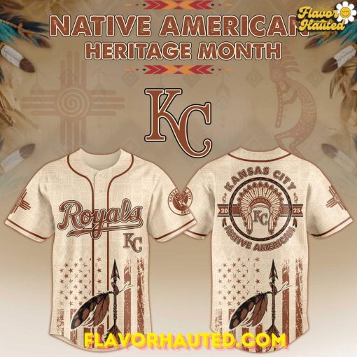 Kansas City Royals x Native American Heritage Month Special Baseball Jersey