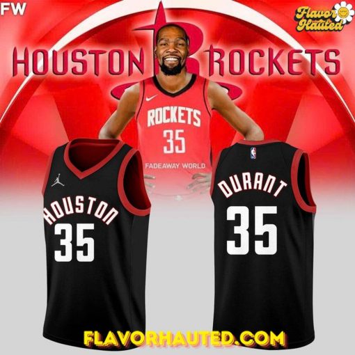 Kevin Durant Houston Rockets Limited Edition Black Basketball Jersey