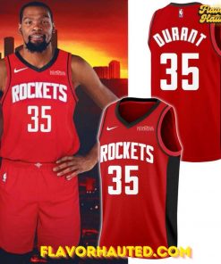Kevin Durant Houston Rockets Limited Edition Red Basketball Jersey