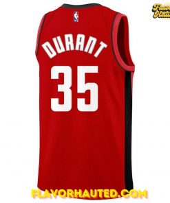 Kevin Durant Houston Rockets Limited Edition Red Basketball Jersey 3