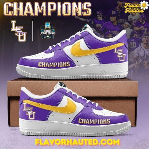 LSU Tigers 2025 World Series Champions Air Force 1