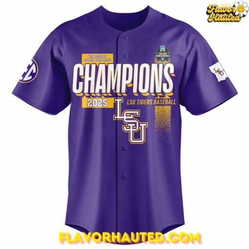 LSU Tigers 2025 Championship Limited Edition Baseball Jersey
