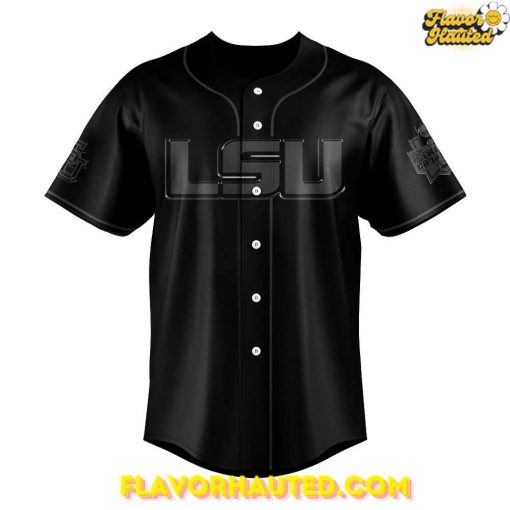 LSU Tigers Back In Black Special Baseball Jersey