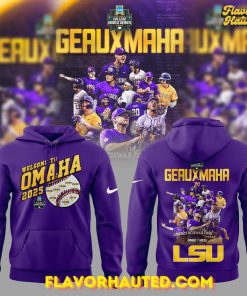 LSU Tigers Geauxmaha 2025 College World Series Champions Special Hoodie