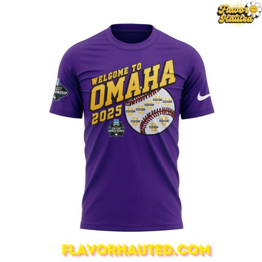 LSU Tigers Geauxmaha 2025 College World Series Champions Special T-Shirt